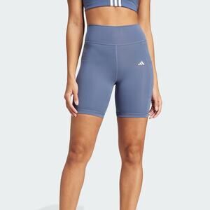 Adidas Women Optime 7in High Rise Short Training Tight Size XS Preloved Ink Blue